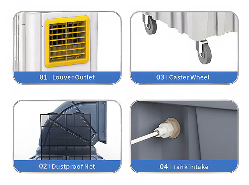 Industrial Water Cooling Portable Air Cooler Fan