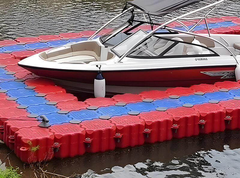 Plastic Drive on-Boat Dock