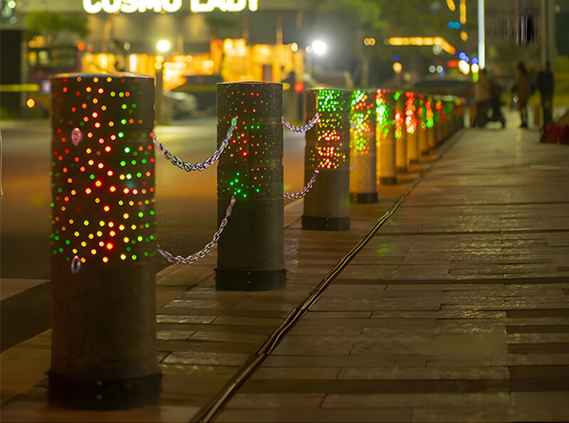 Traffic Luminous Anti Collision Pillar