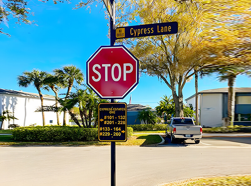 Traffic Warning Sign